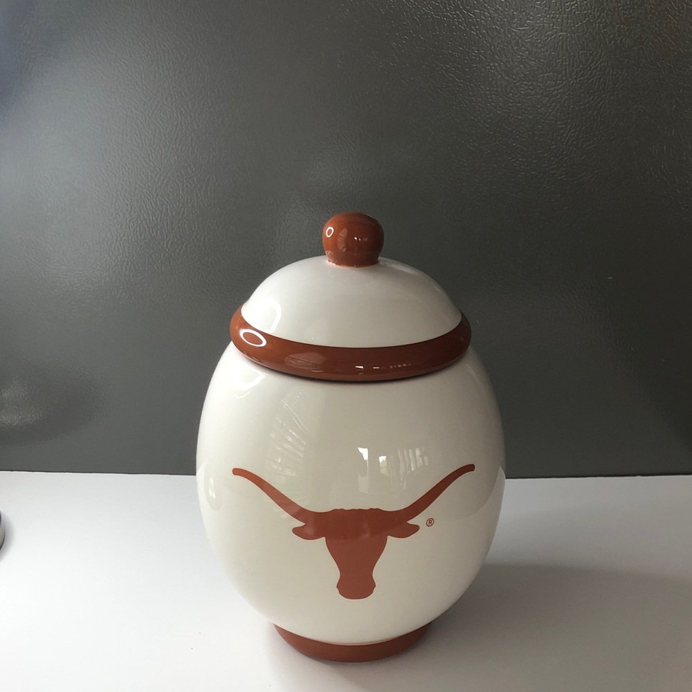 Longhorn cookie jar
